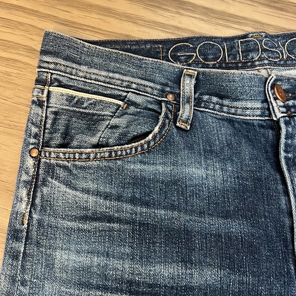 GOLDSIGN DENIM JENNY DISTRESSED JEANS SIZE 27 - Picture 4 of 16